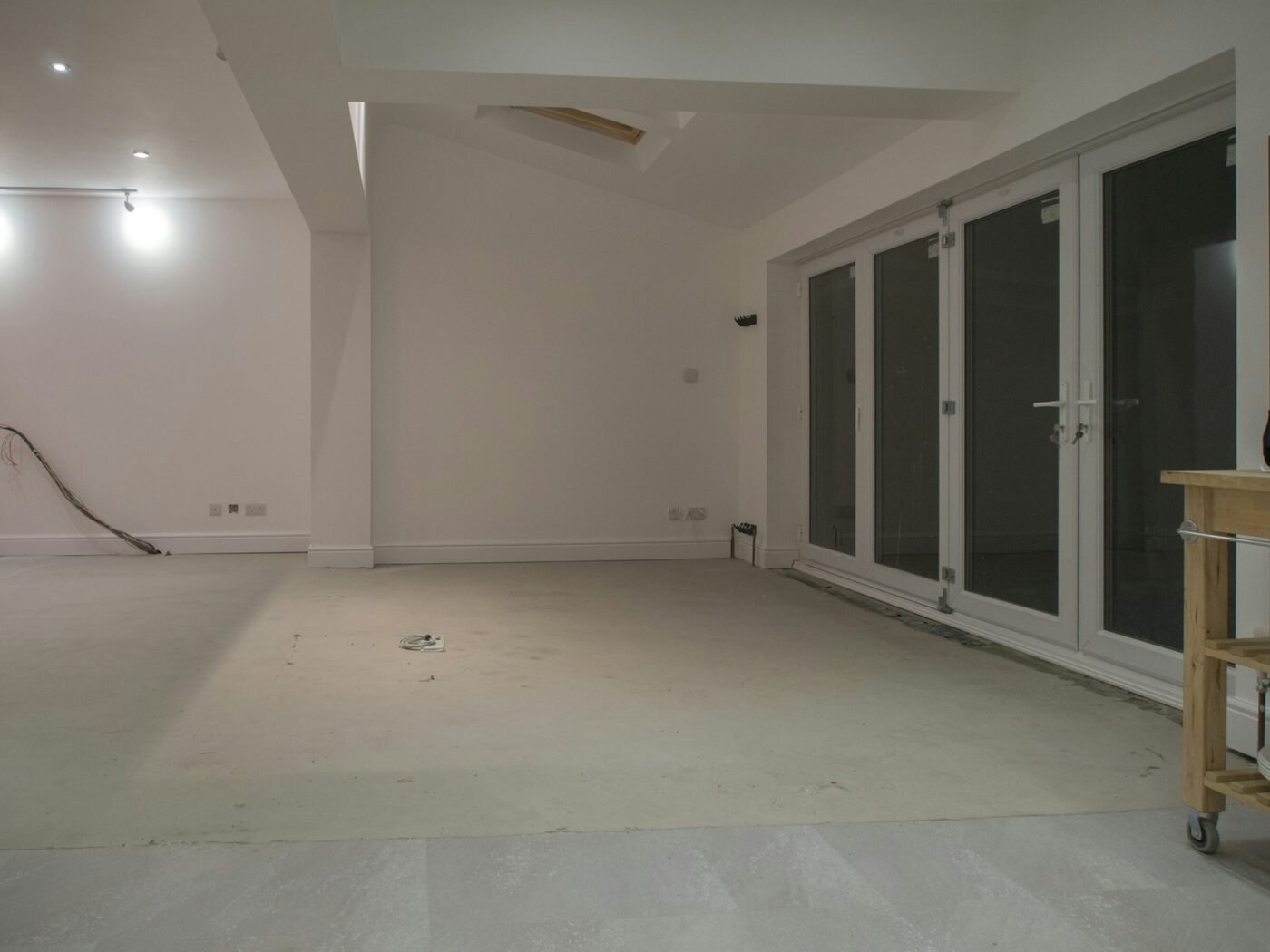 A property being prepared after building work