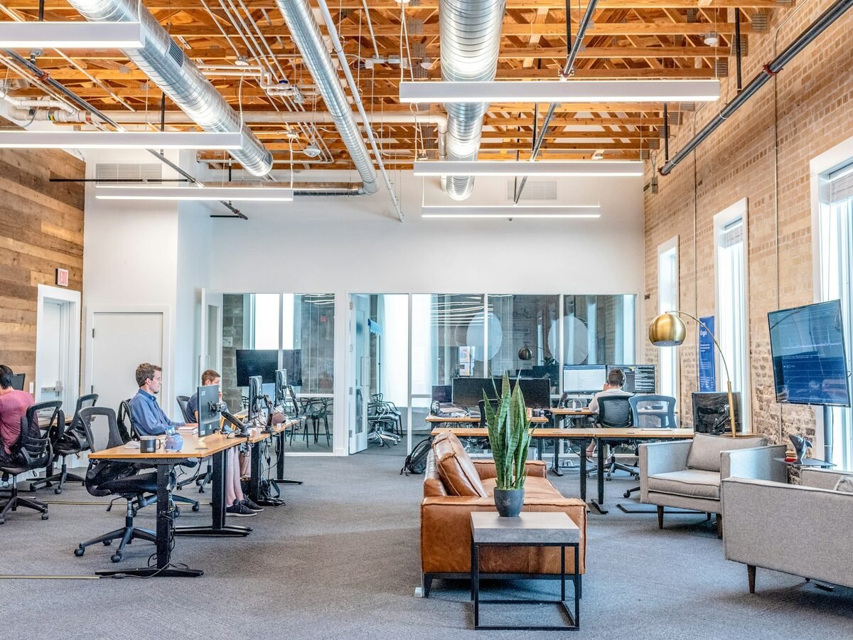 An office kept presentable by a recurring commercial contract